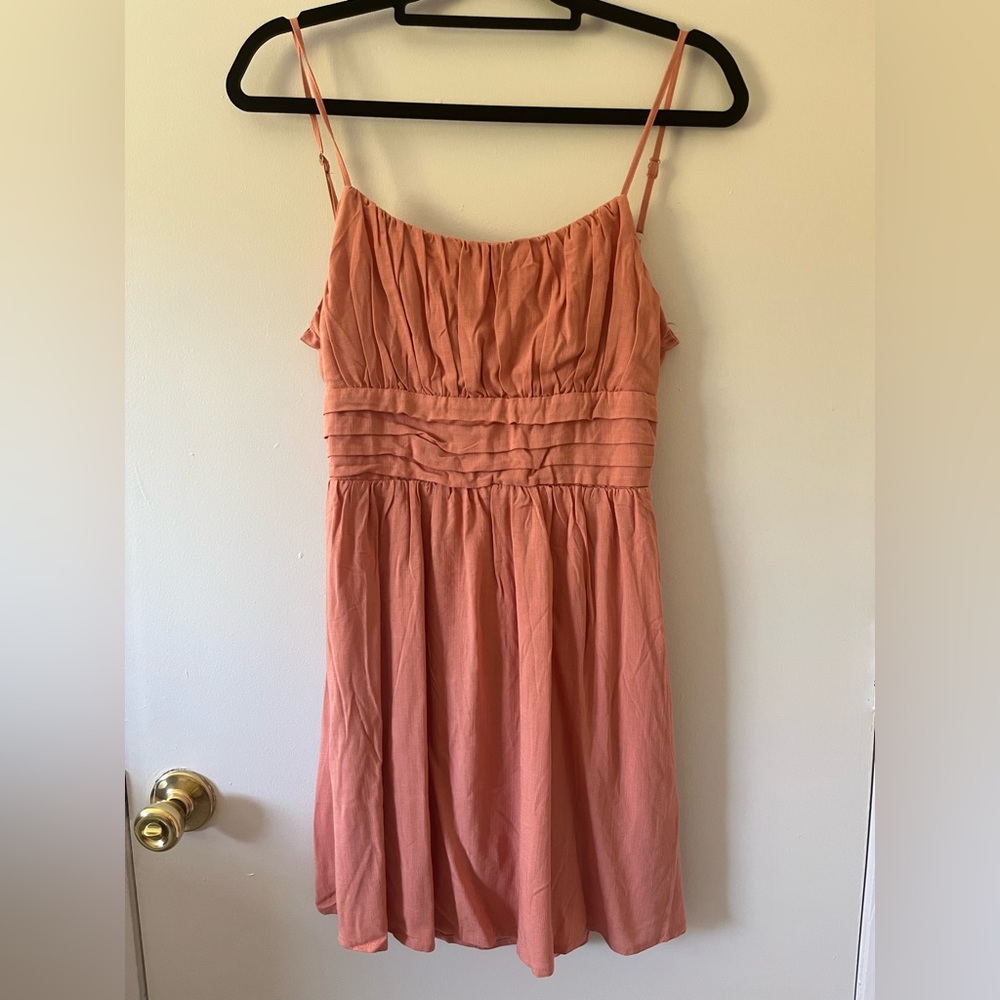 Shinestar Dusty Rose Backless Dress NWT